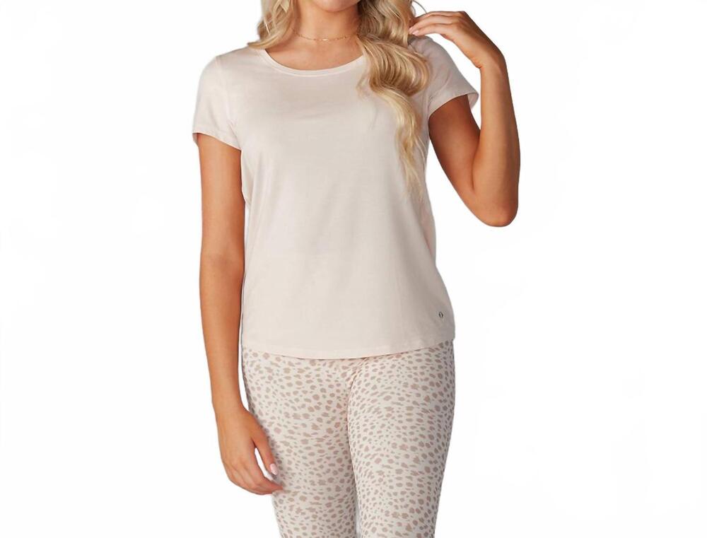 NEW TAVI cap sleeve tee in dune